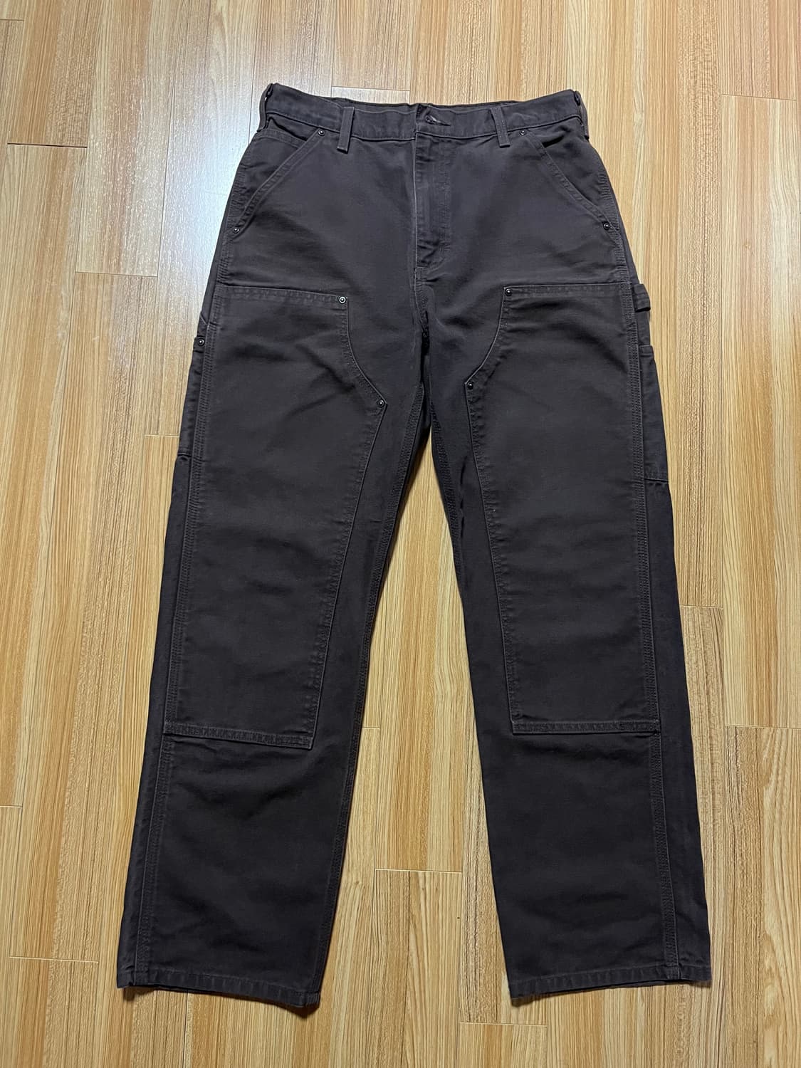 칼하트US 더블니 팬츠 B136 DKB(32 x 32) 상품이미지2