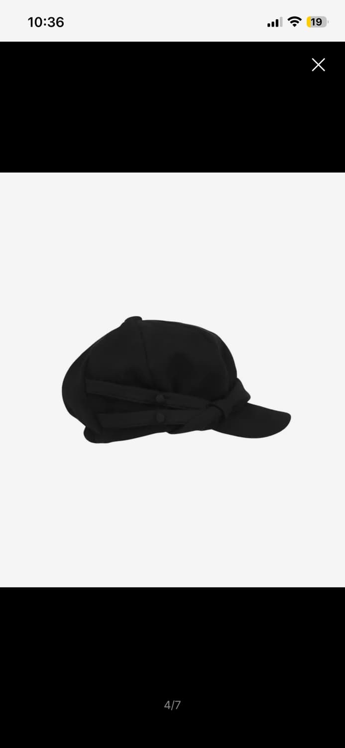 오호스 Utility Loop Band Jersey Cap / Black 상품이미지2