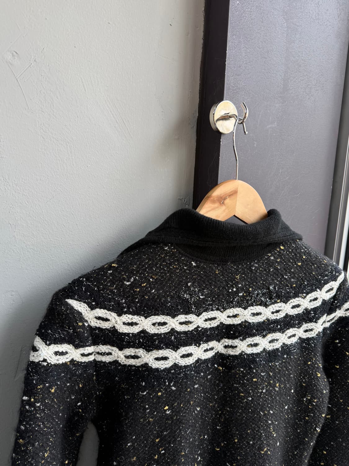 82/ 타임 21-22FW 트위드 스팽글 니트 상품이미지7