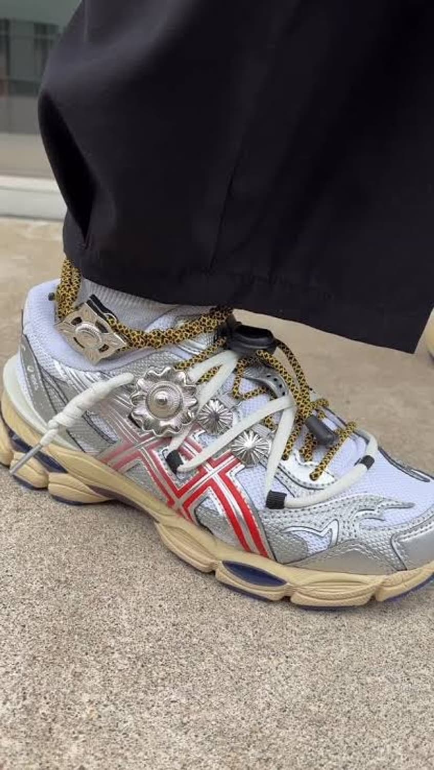 [255] 아식스 x 토가 젤 큐물러스 16 TG 화이트 레드 퓨어 실버 상품이미지2