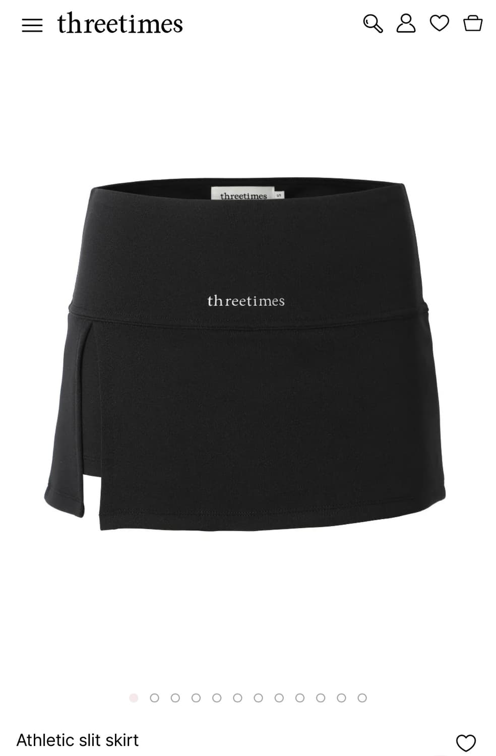 Athletic slit skirt 상품이미지1