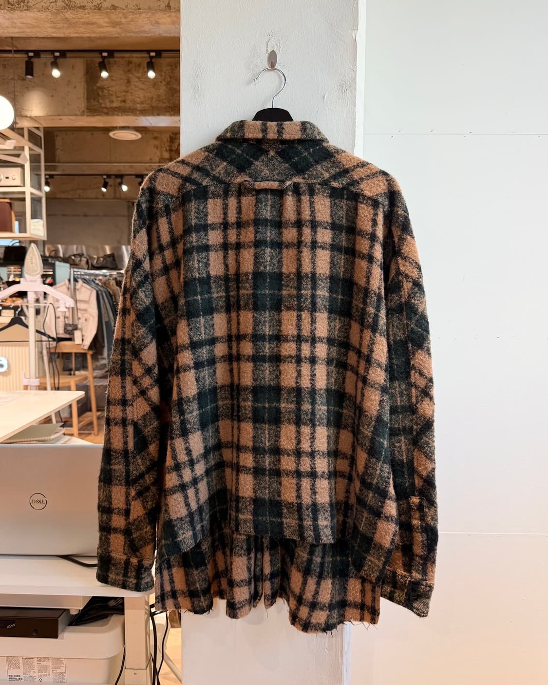 페이스 커넥션 브라운 플란넬 울 자켓  상품이미지7