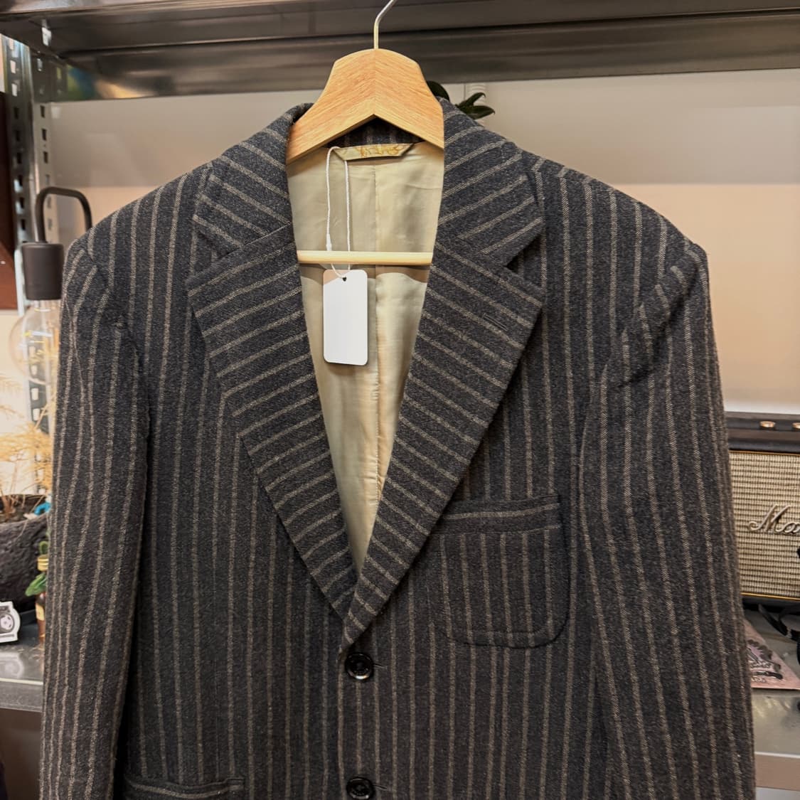 VOTOLO 챠콜 그레이 울 온방 블레이저 상품이미지2