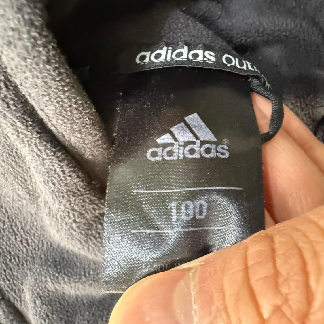 100 아디다스 플리스 집업 자켓 0325T 상품이미지3