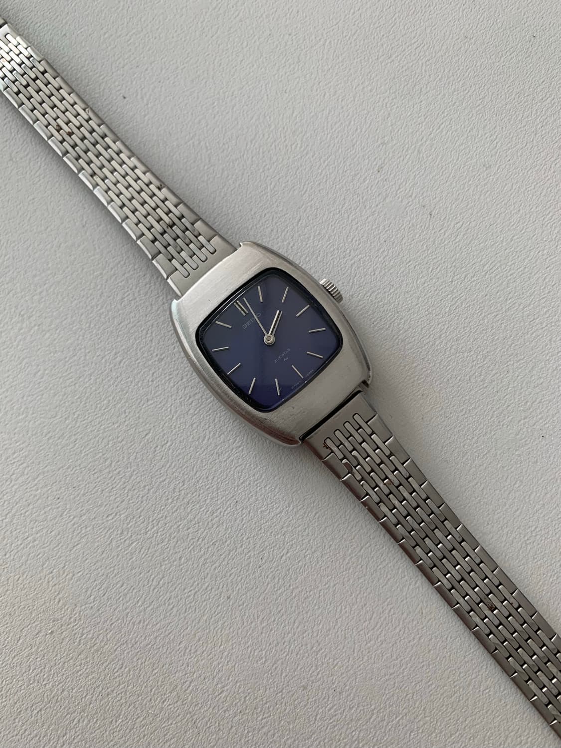 세이코 Seiko 스퀘어 쿼츠 청판 상품이미지3