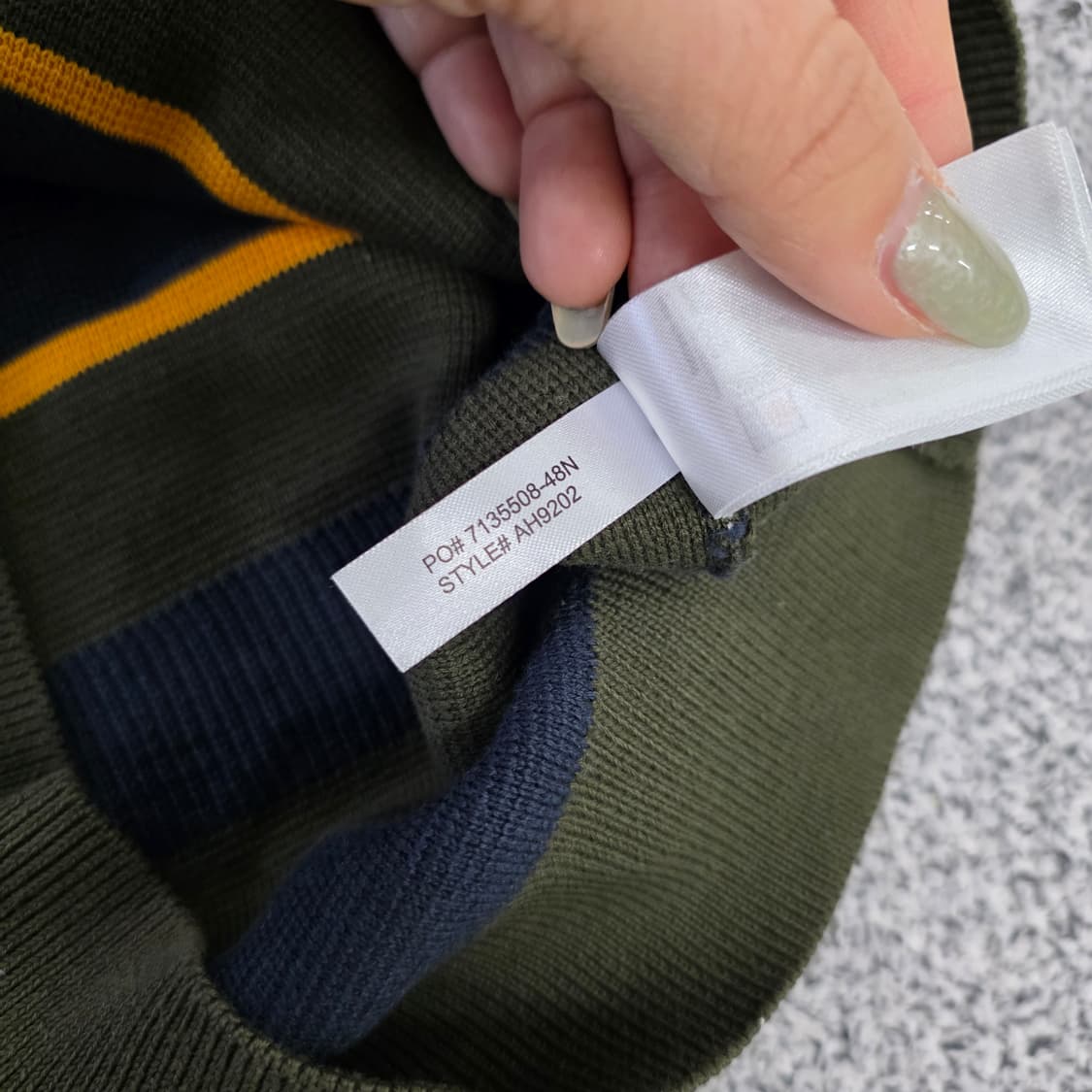 [US-M] 라코스테 스트라이프 니트 0203J 상품이미지5