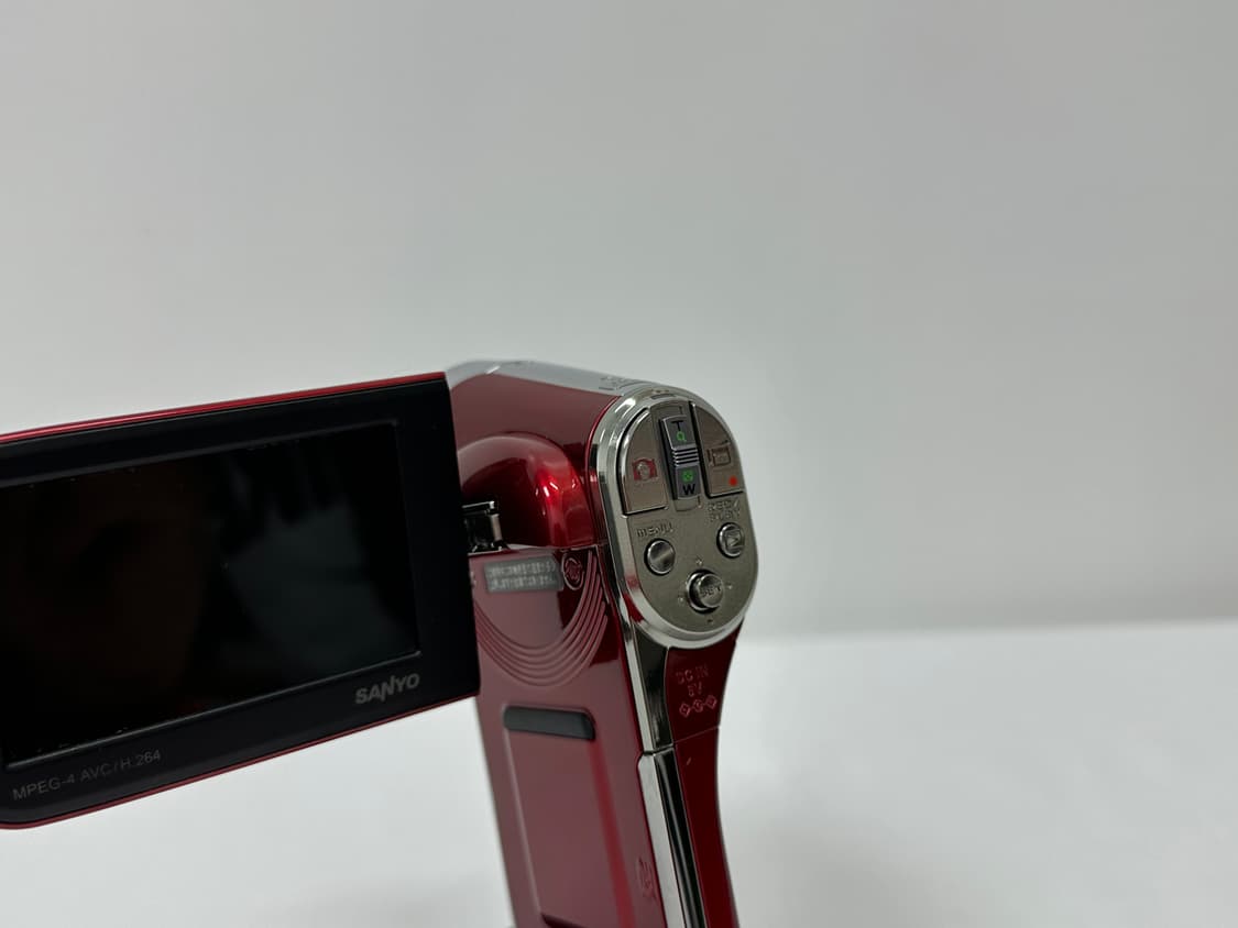 산요 작티 빈티지 캠코더 14MEGA 버건디 상품이미지6