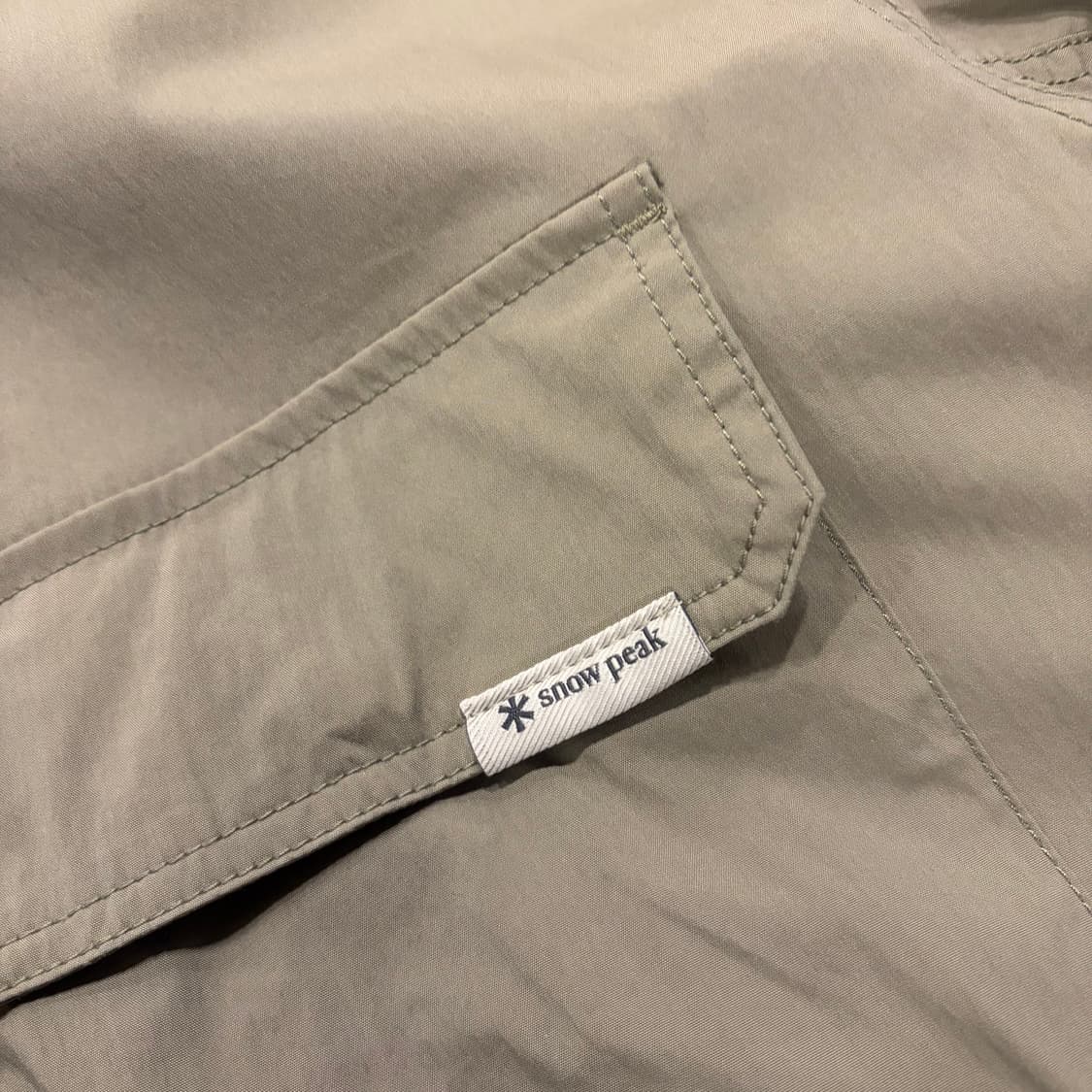 [95] 스노우피크 포켓 후드 야상 바람막이 자켓 카키 D192 상품이미지4