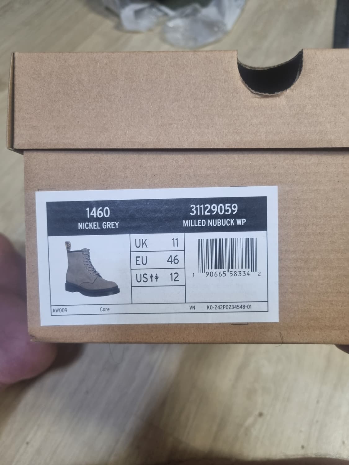 [300] 닥터마틴 1460 누벅 그레이 상품이미지5