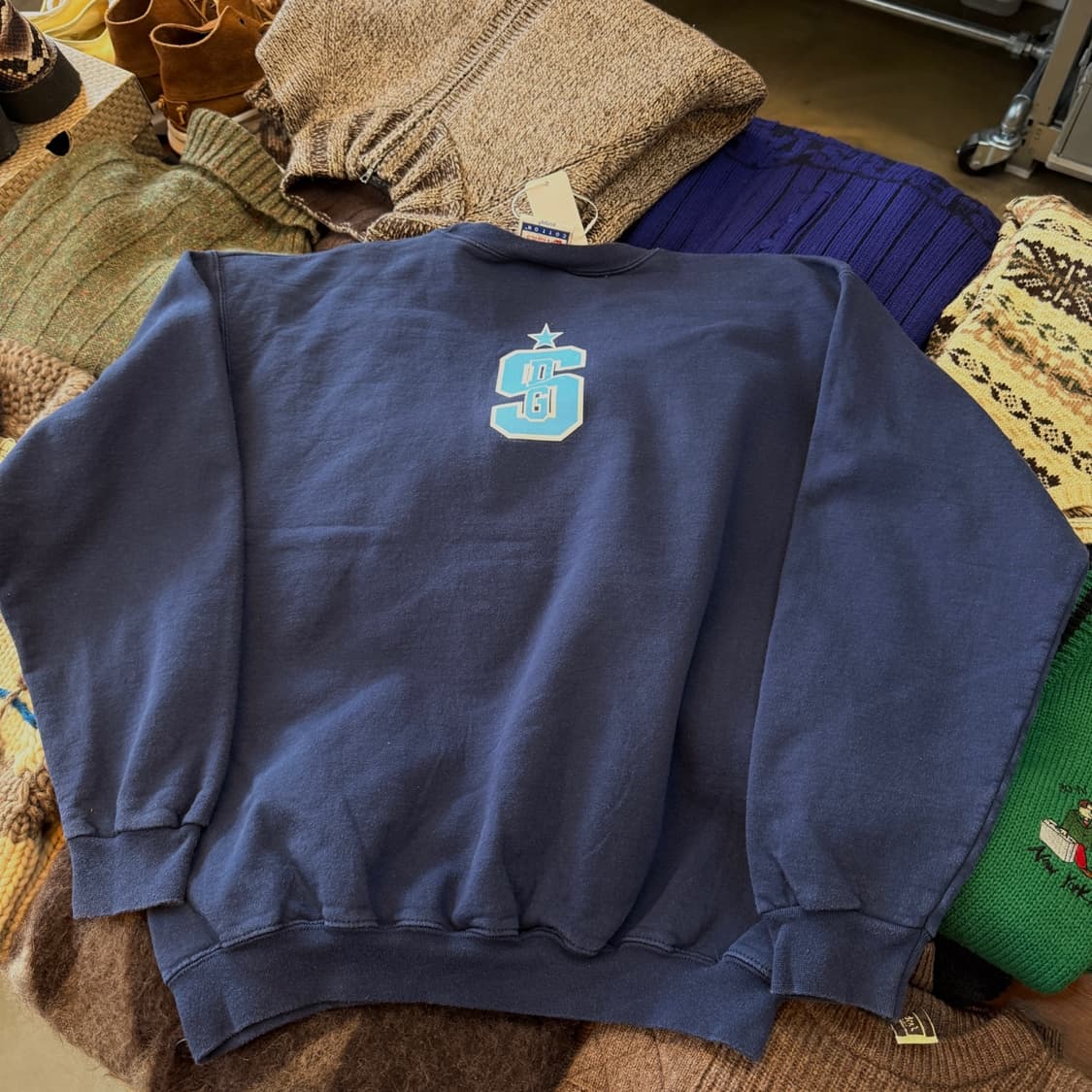 90 ~ 00S 헤인즈 다우너 사우스 사커스웻셔츠 맨투맨 M L 상품이미지4