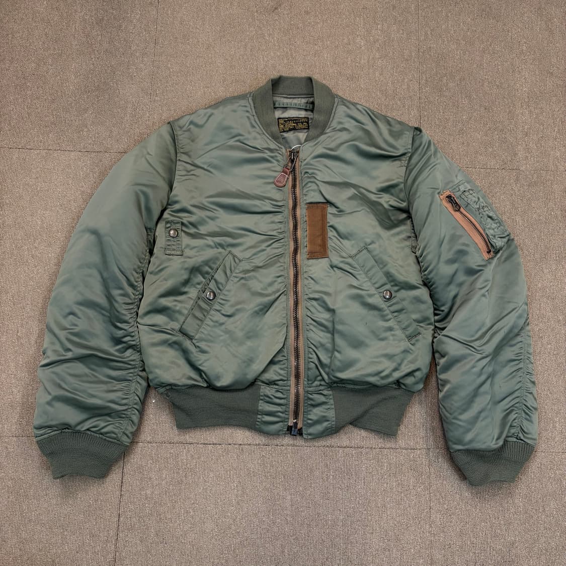 CAB CLOTHING CO us 캡클로딩 ma-1 울파일 항공점퍼  상품이미지1