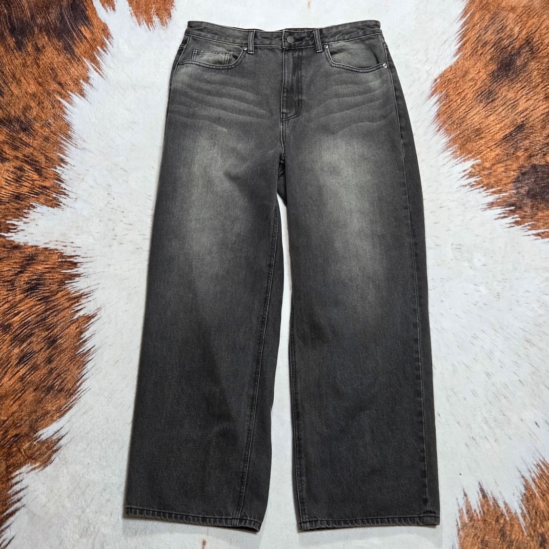 무신사 스탠다드 그레이 와이드 데님팬츠 상품이미지1