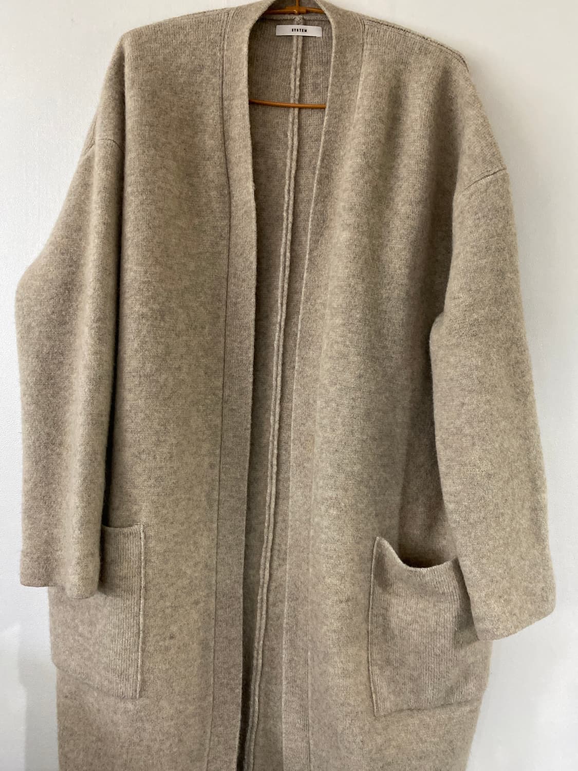 SYSTEM 시스템 베이지 가디건 상품이미지2