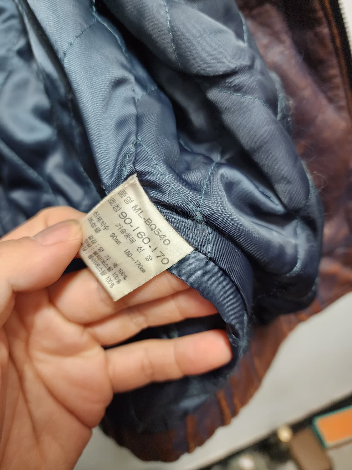 미치코런던 빈티지 양가죽 봄버자켓  상품이미지8