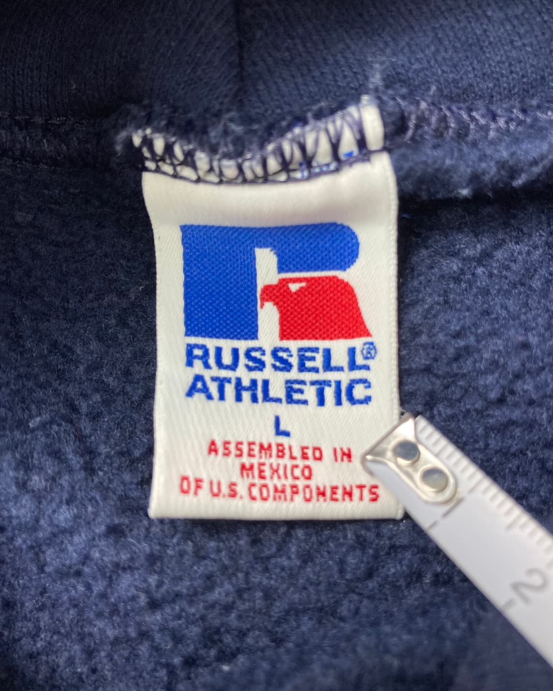 90s Russell Hoodie (navy) 상품이미지3