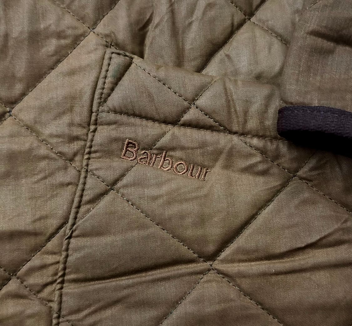 [바버] 90s 빈티지 D212 듀라코튼 폴라퀼트 자켓 (XL/오버핏) 상품이미지6