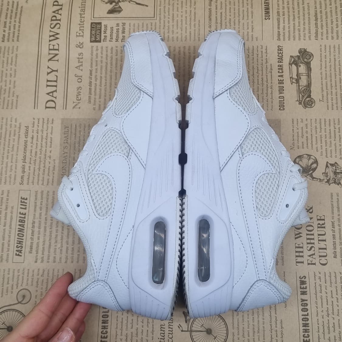 나이키 SC 에어 맥스 화이트 운동화240 상품이미지5