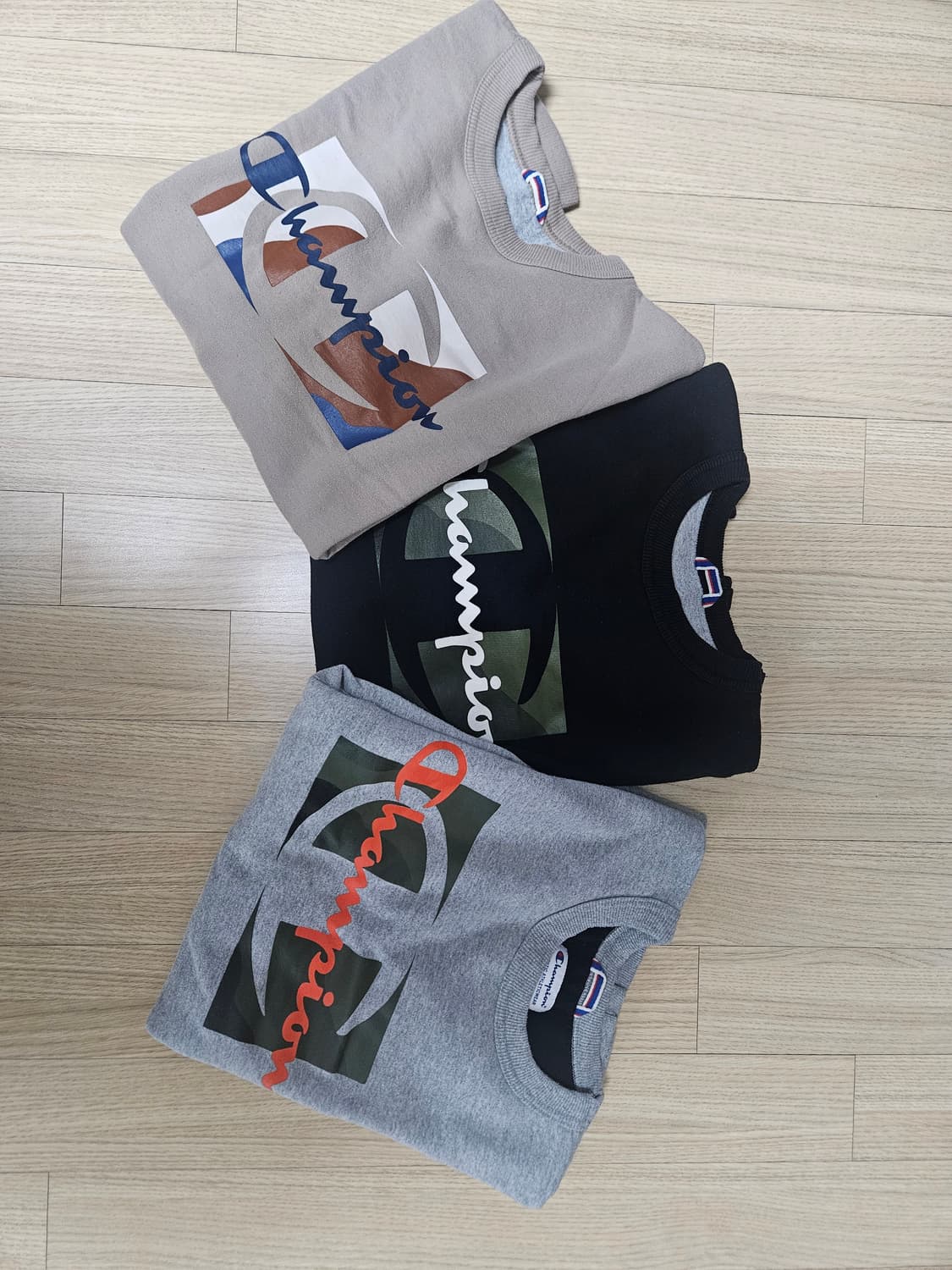 챔피온기모맨투맨 3종 상품이미지1