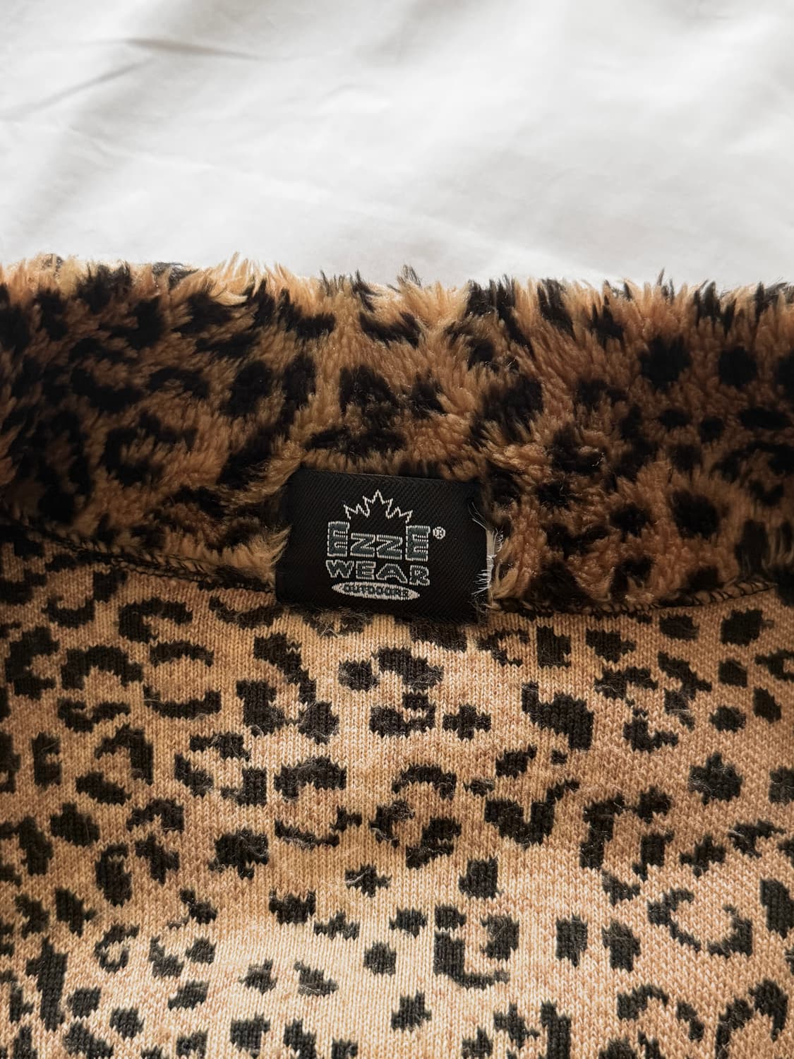 캐나다 빈티지 레오파드 오버핏 플리스 상품이미지3