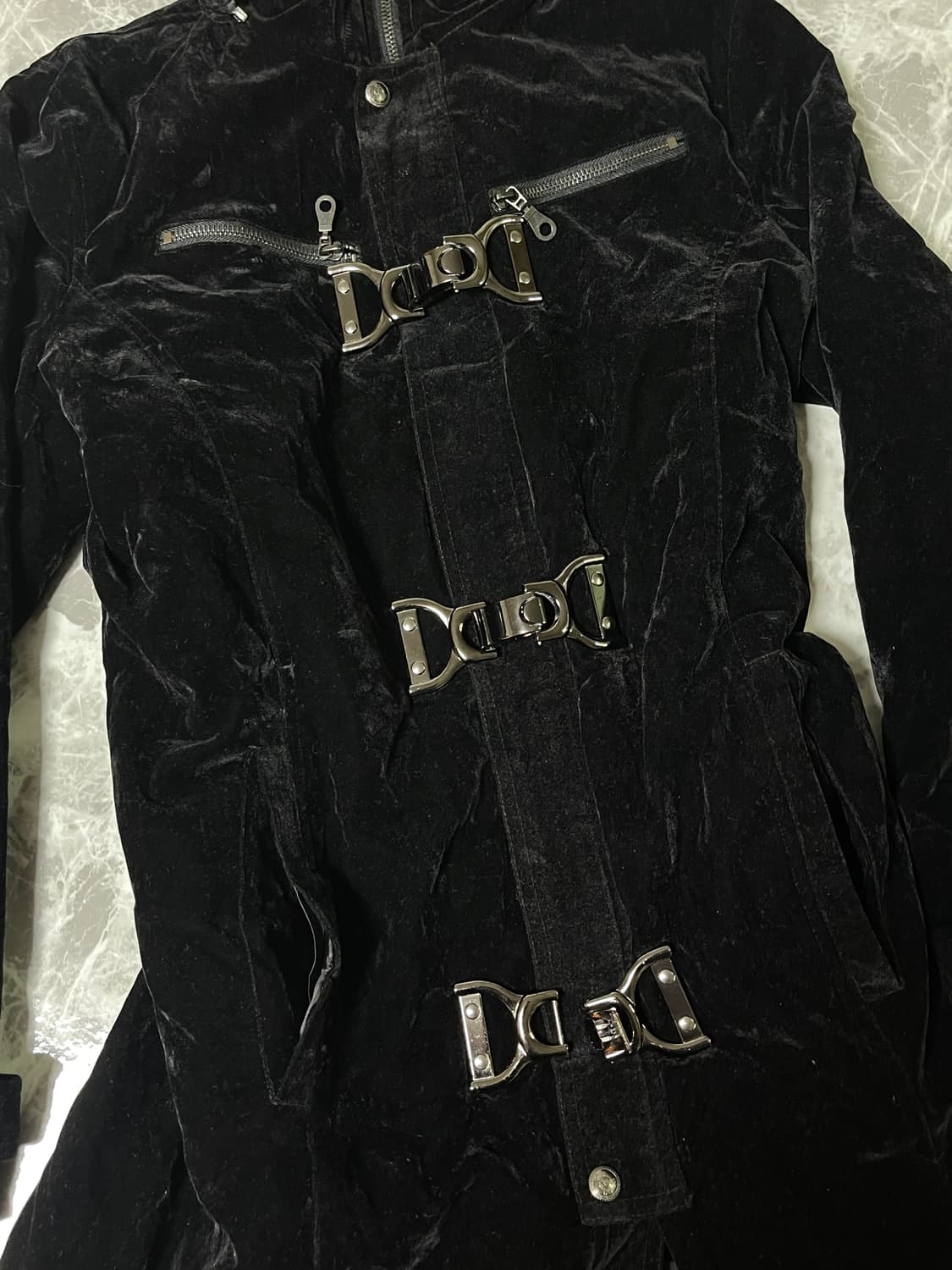 fur long coat 상품이미지3