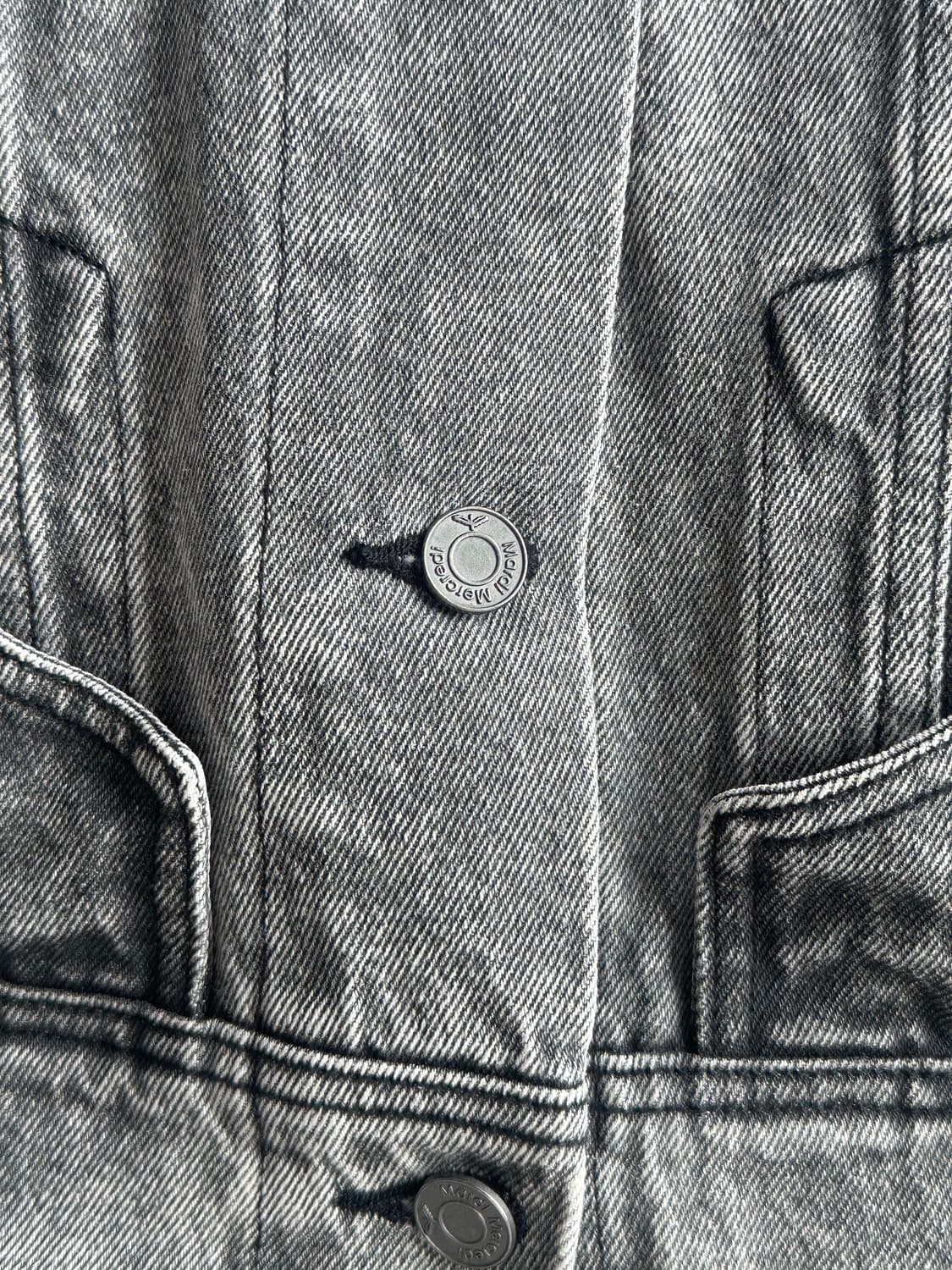 마르디 메크르디 데님 트러커  DENIM TRUCKER SNOWBLACK 상품이미지4