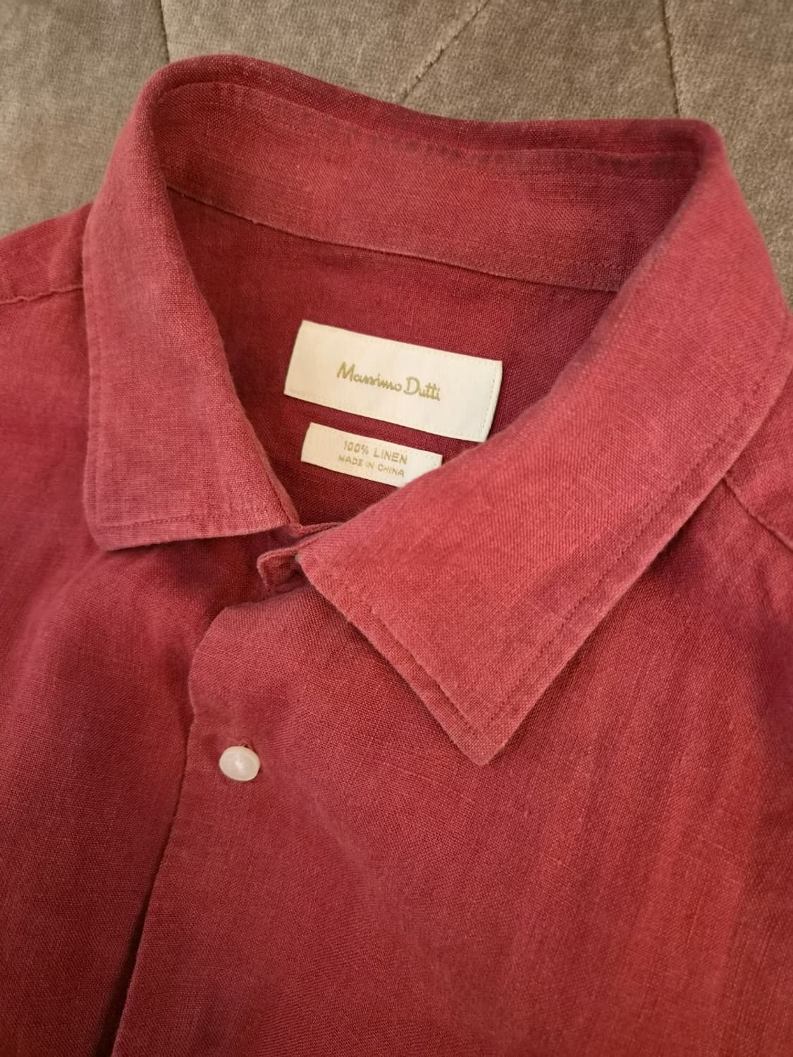 마시모뚜띠 남성 린넨긴팔셔츠 M사이즈 상품이미지6