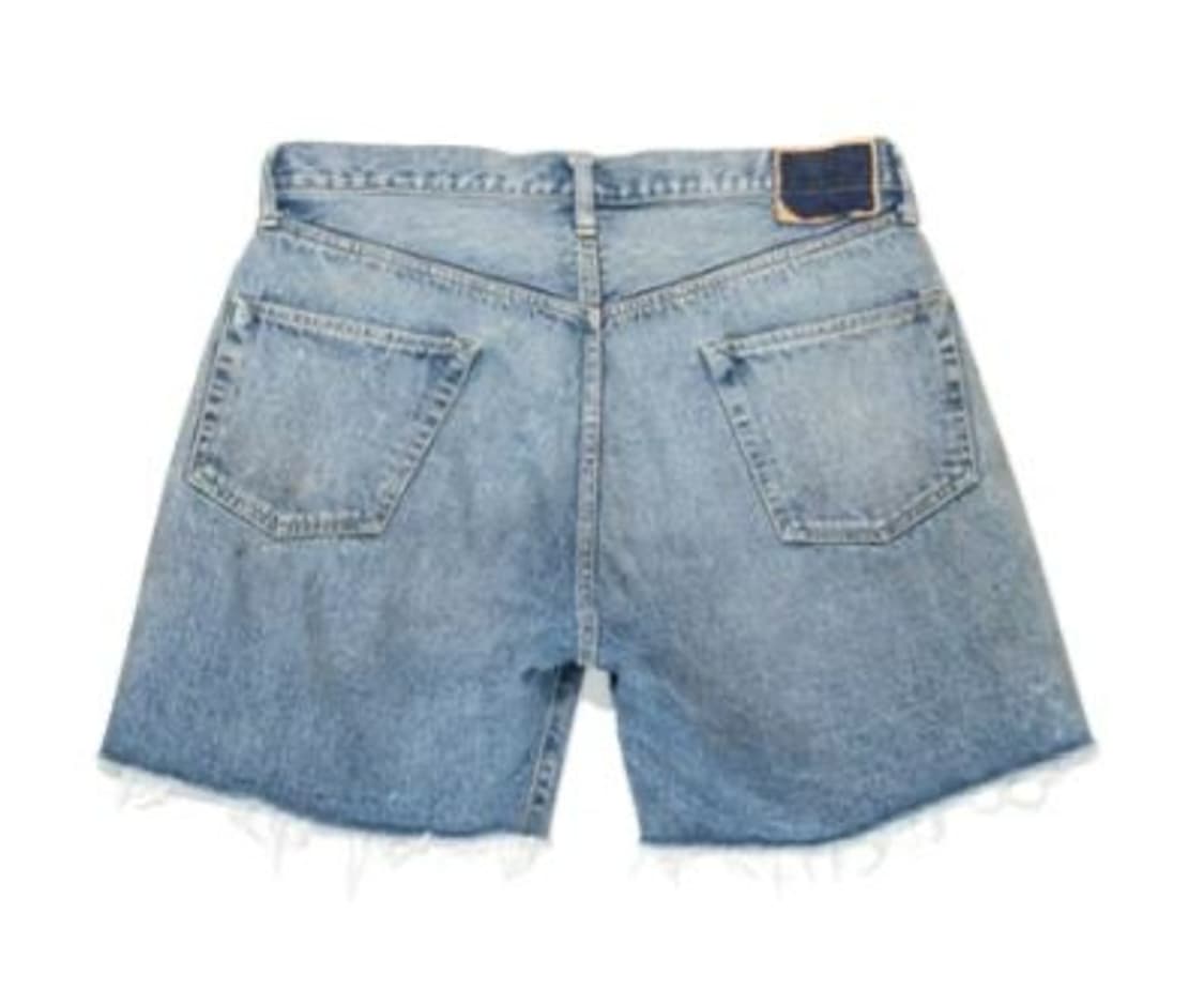 바우와우 데님컷 오프쇼츠 L 상품이미지2