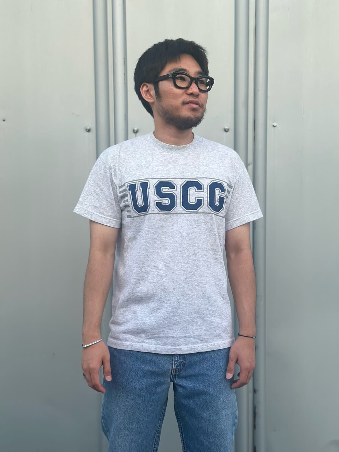 90s 오리지널 USCG 밀리터리 반팔 티셔츠 상품이미지3