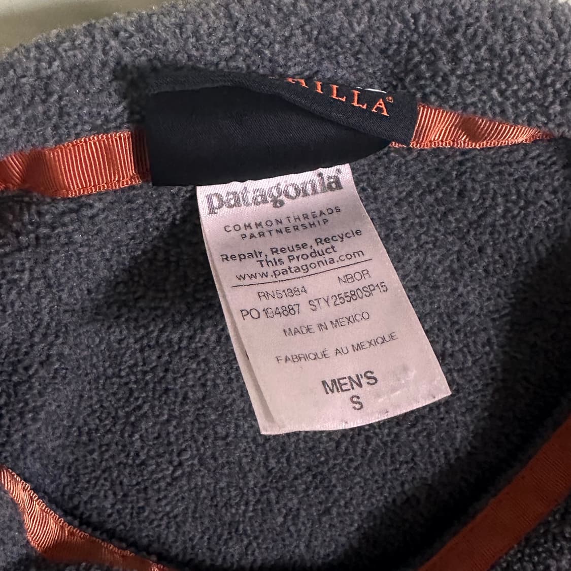 10s 파타고니아 신칠라 니켈 그레이 그린 S 상품이미지6