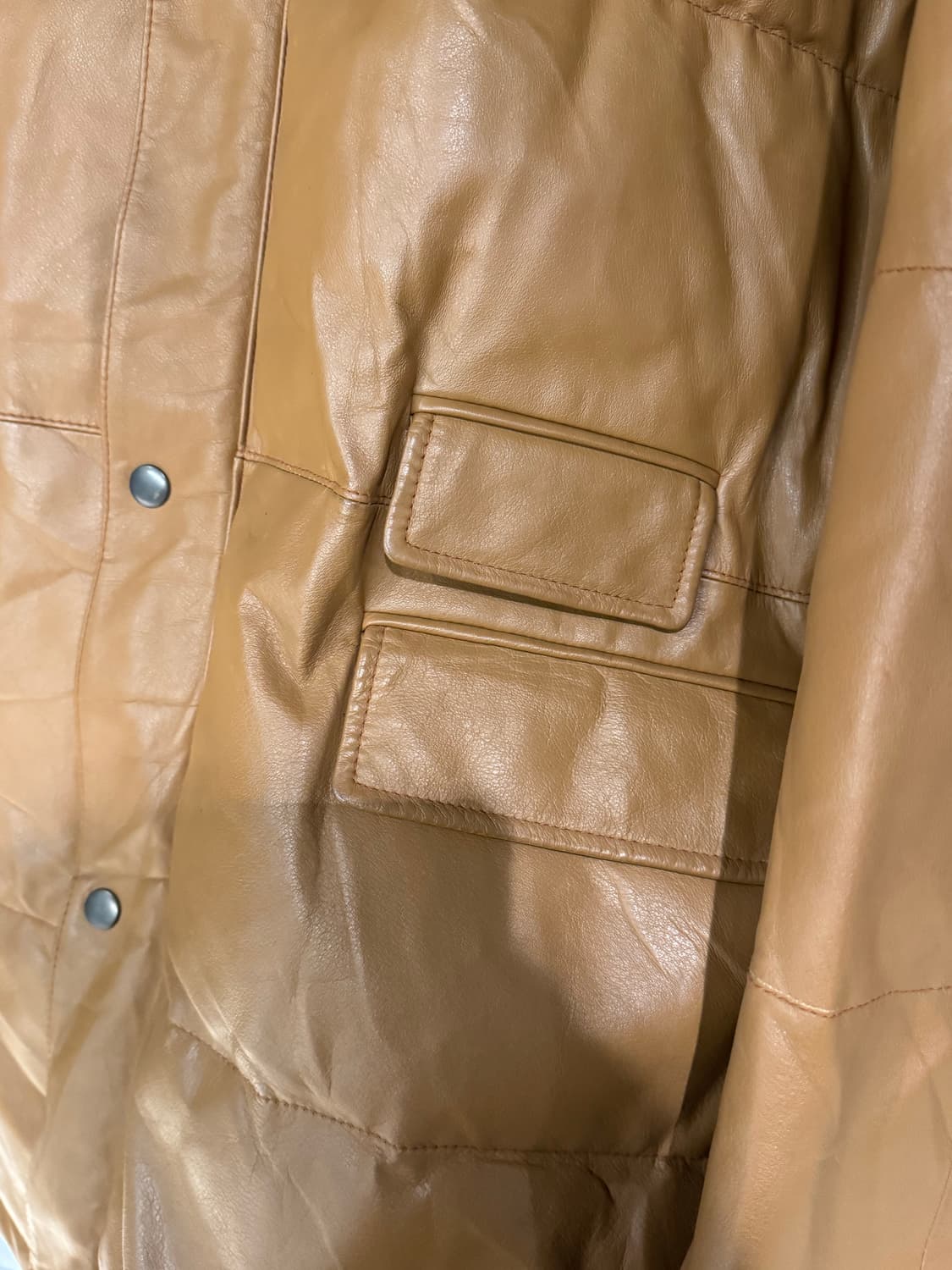 알렉산더 줄리안 카우하이드 가죽 다운 자켓 상품이미지6