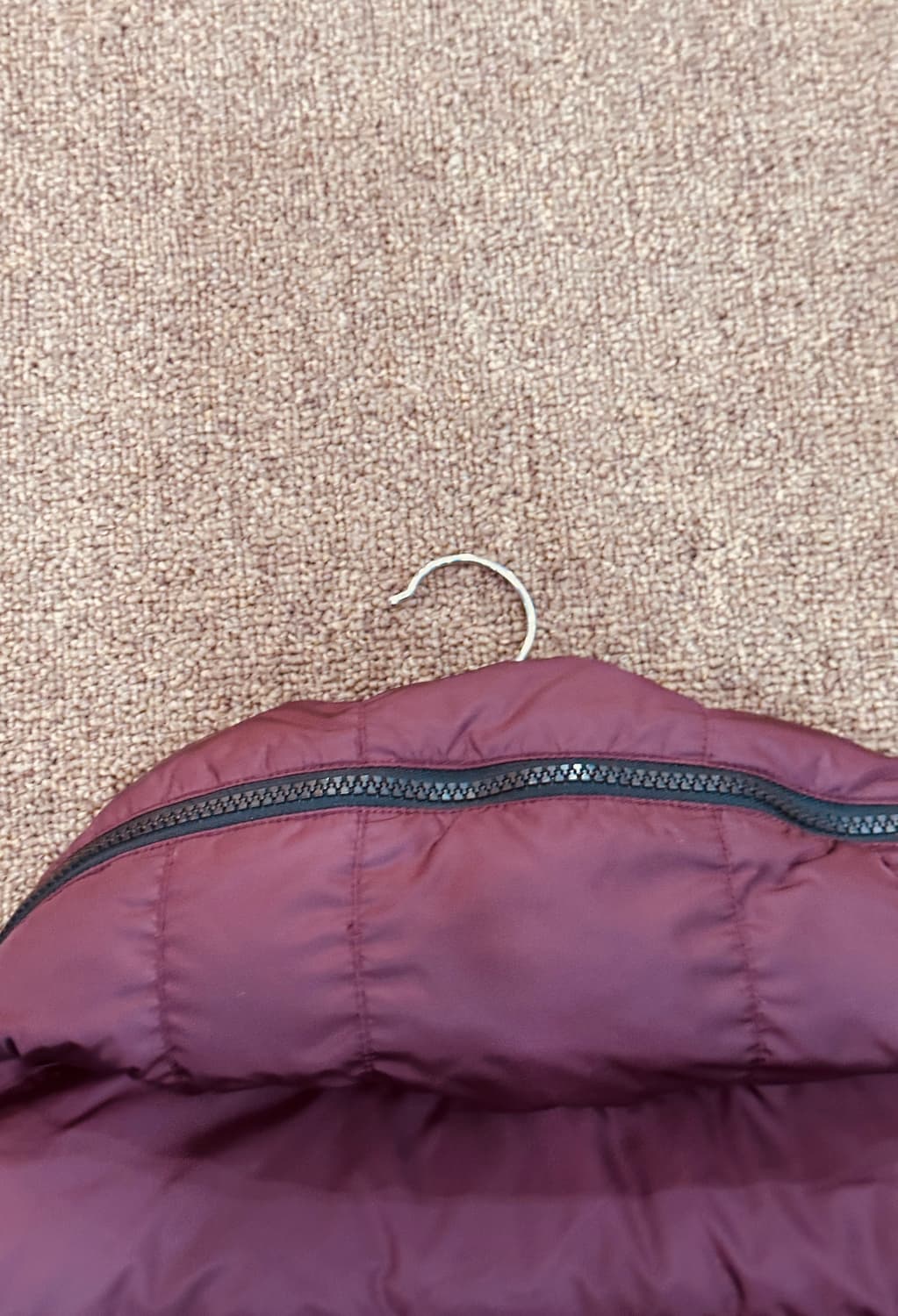 이태리 두노(DUNO) 버건디 롱패딩 상품이미지5