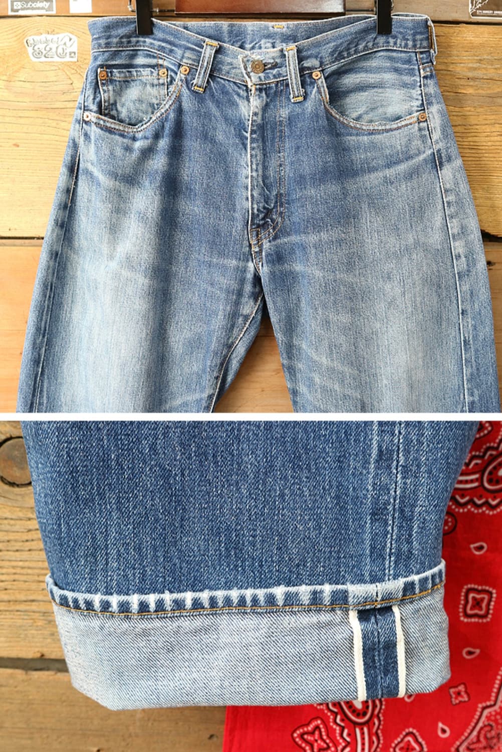미국산 LVC LEVIS 리바이스 551ZXX 빅E 빈티지
셀비지 데님 상품이미지3