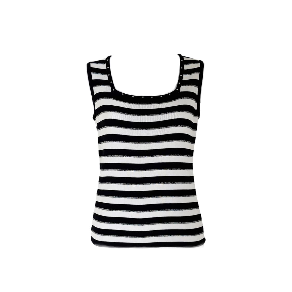 striped knit sleeveless top 상품이미지1
