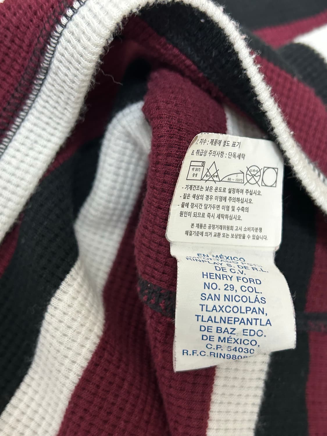 폴로 랄프로렌 신형 와플 스트라이프 롱슬리브 상품이미지7