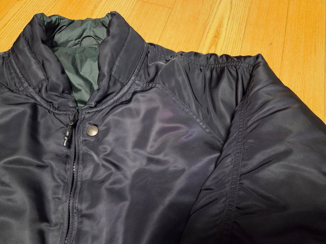 루트파인더 파일럿 자켓 블랙, 그린 리버시블 L사이즈 상품이미지5
