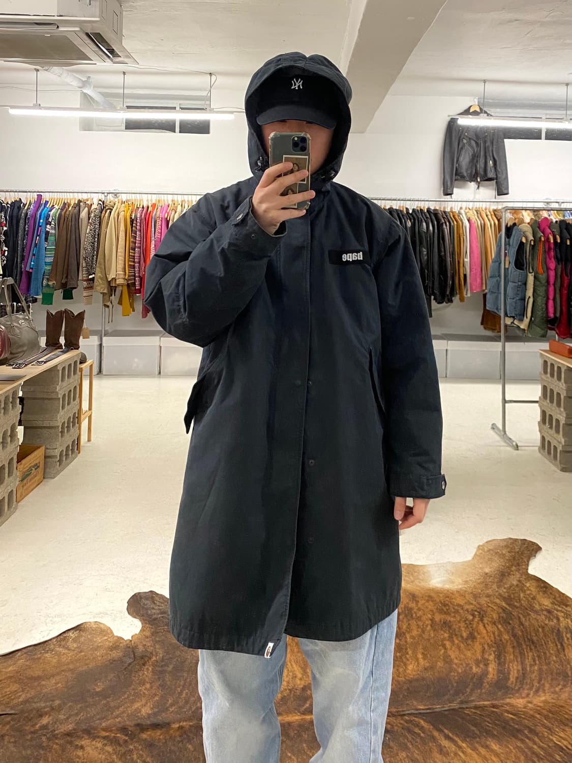 BAPE planet of the apes fishtail parka 상품이미지2