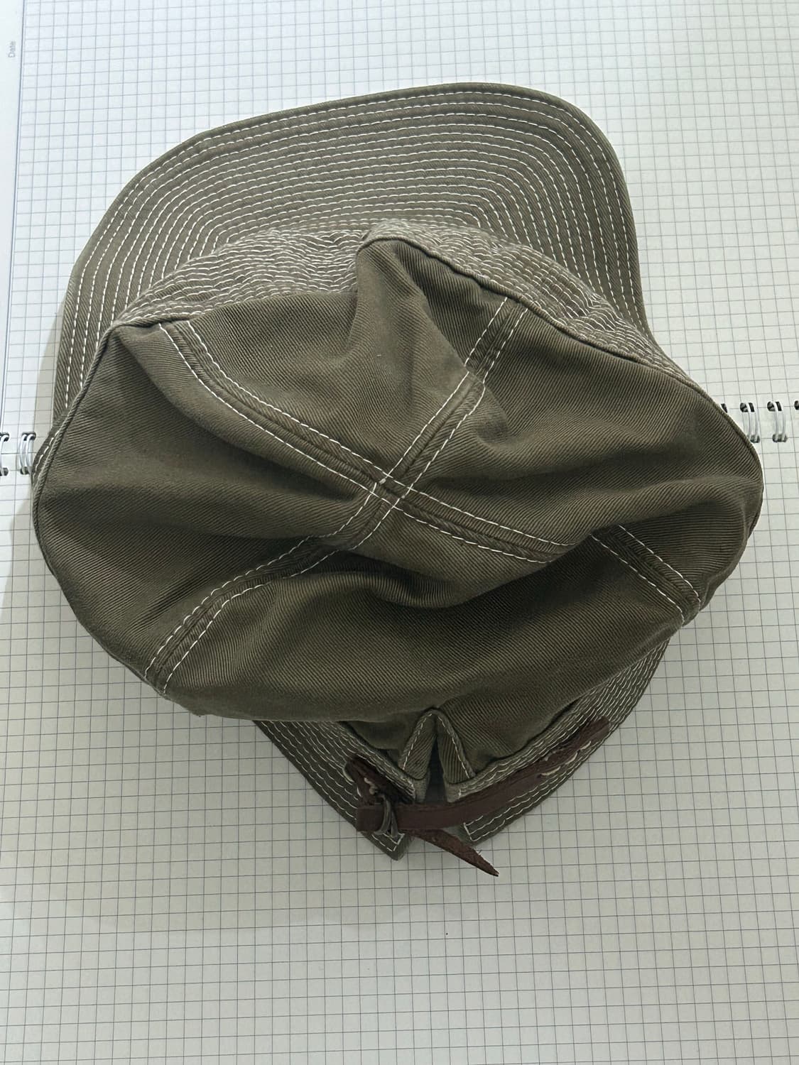 24SS Kapital Chino Cap_khaki 상품이미지8
