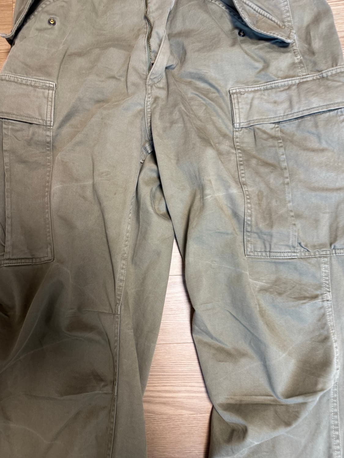 폴로 랄프로렌 립스탑 카고 33-32 카키 팬츠 / 덱스 착용 상품이미지4