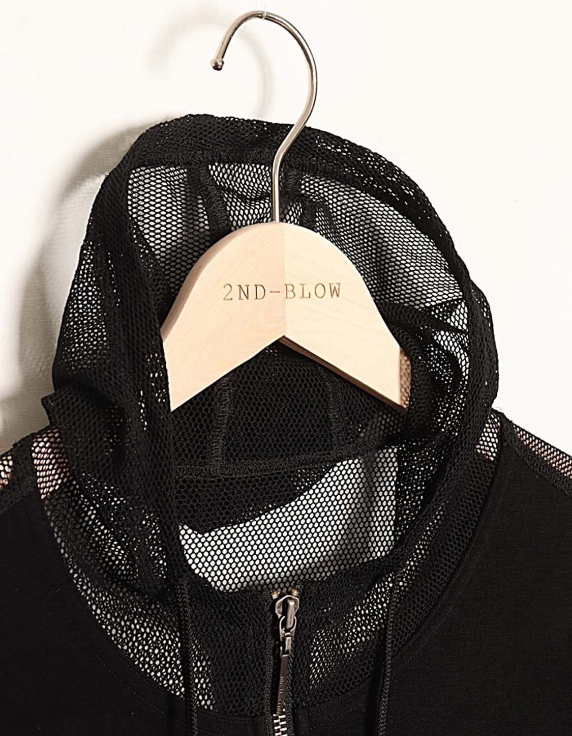 INTELLECTION Mesh Zip Hoodie 상품이미지3