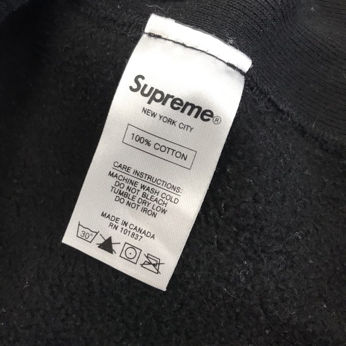 슈프림 18FW 블랙 박스로고 스웻셔츠 [XL] 상품이미지6