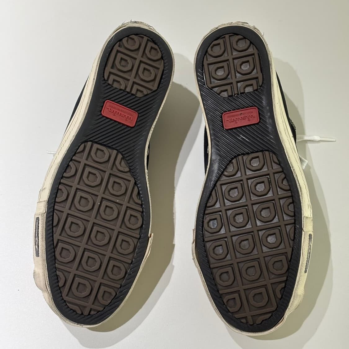 us8.5) 비즈빔 visvim 스캐그웨이 지 패턴 로우 블랙 상품이미지7