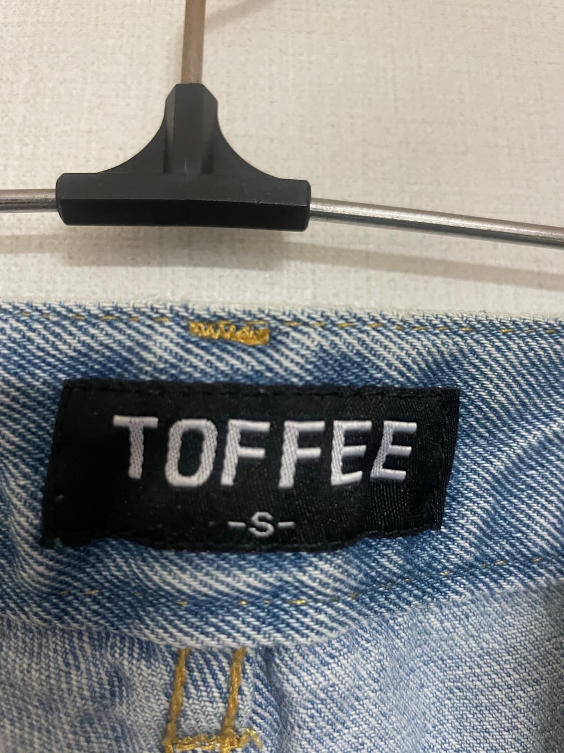 토피 와이드 데님 팬츠 라이트 블루 상품이미지3