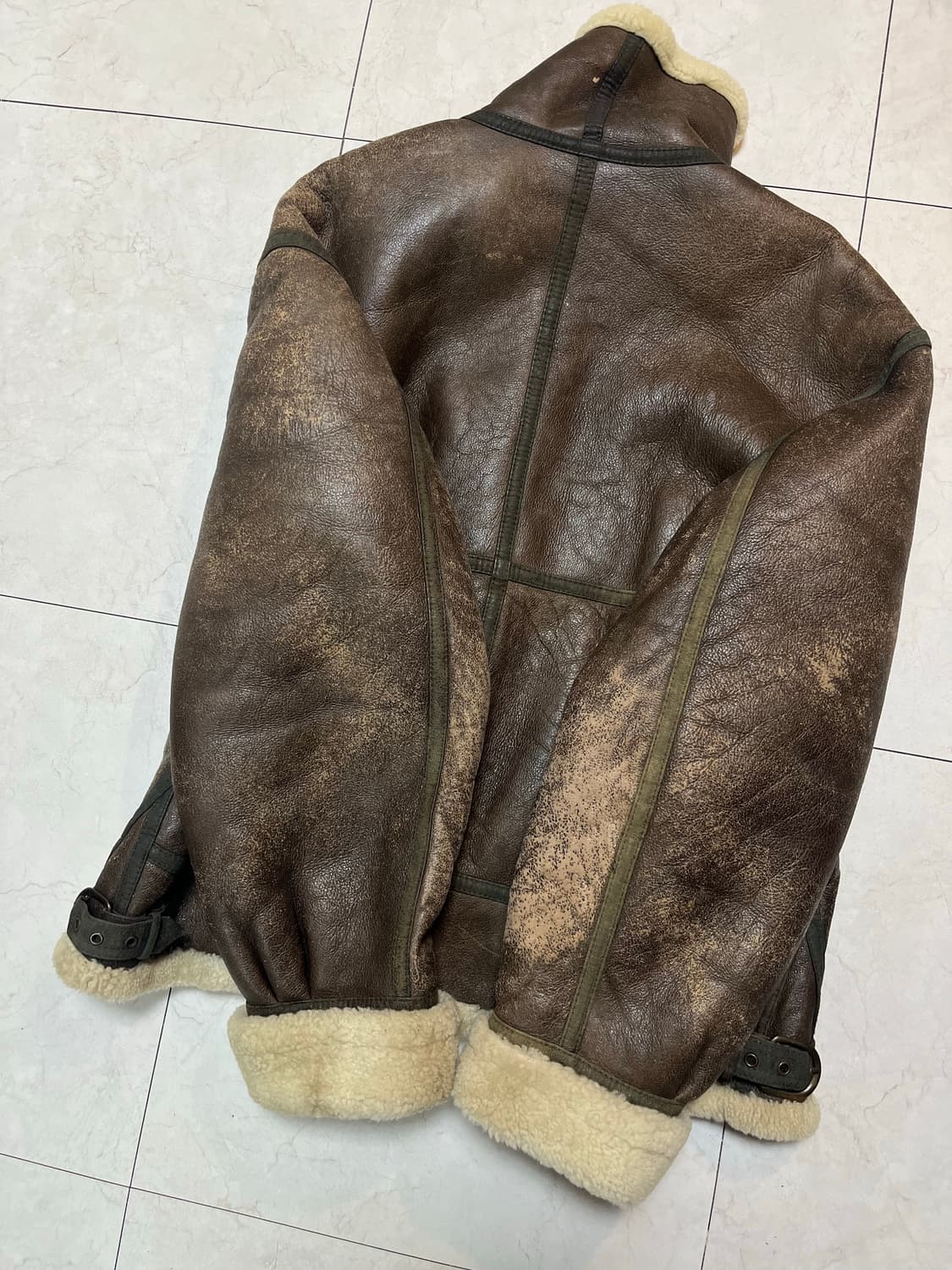 90s B-3 양가죽 무스탕 xl 상품이미지5