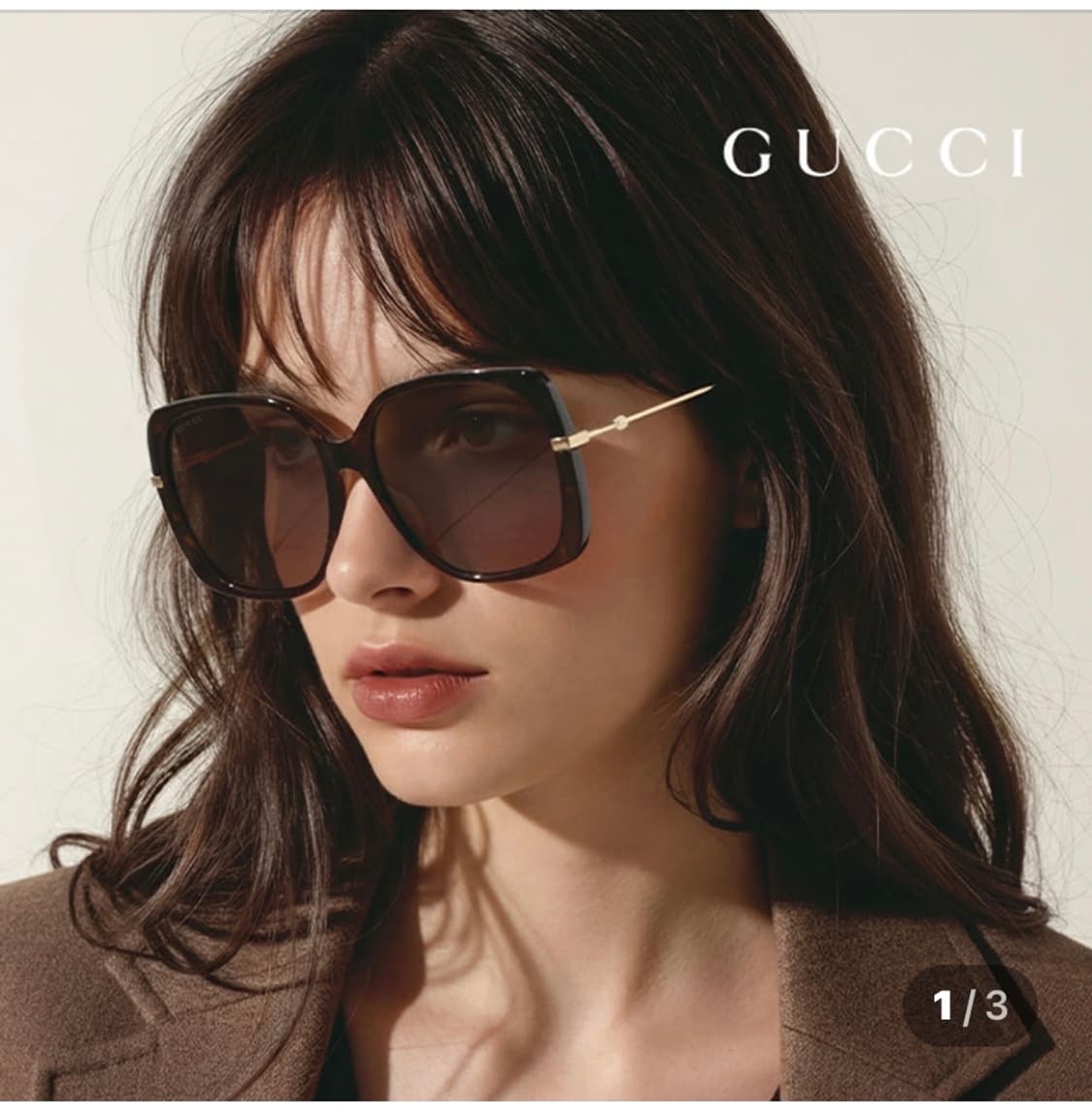 구찌 허니비브라운선글라스(새상품 풀구성) 상품이미지1