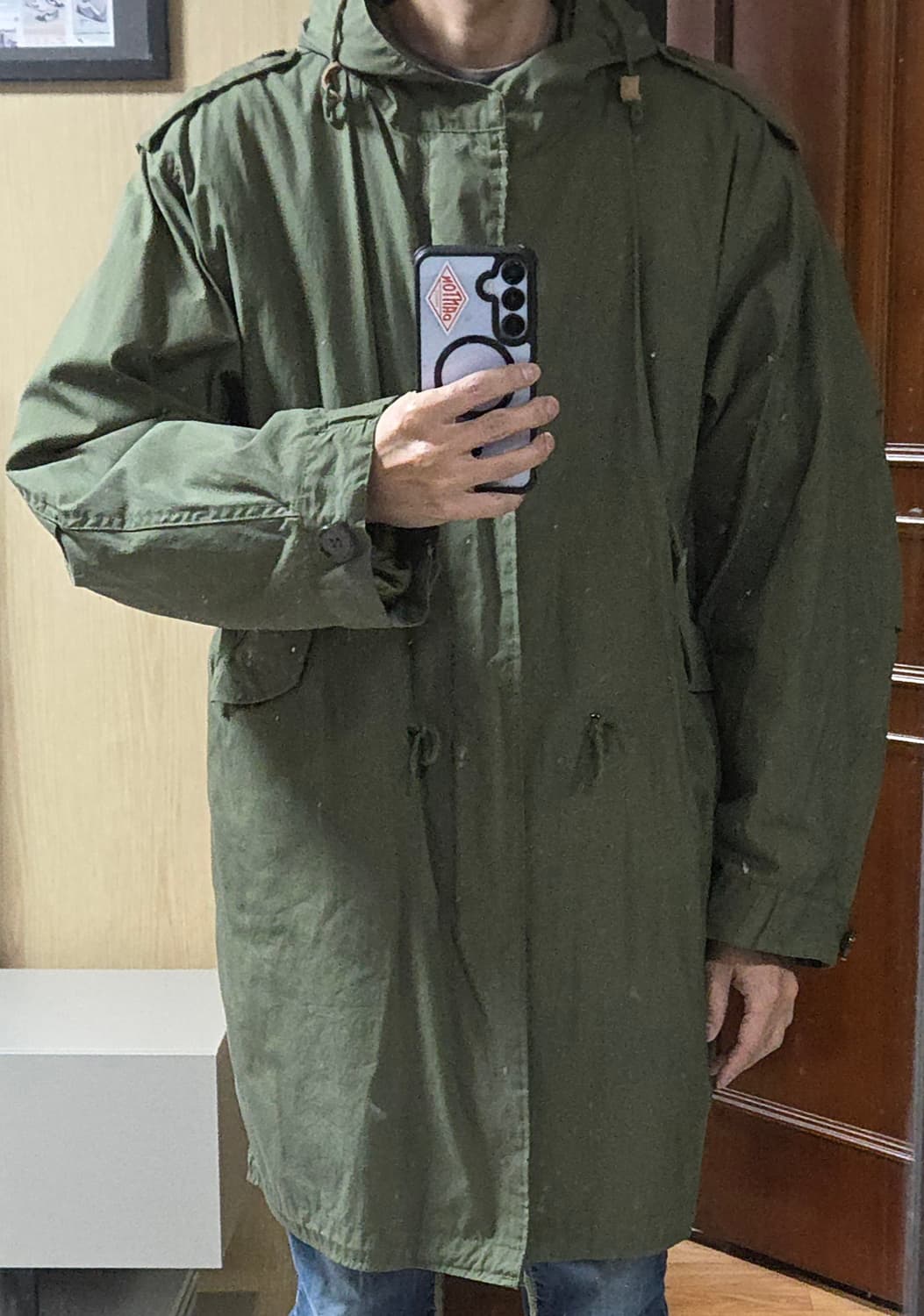 (착샷) 밀텍 m51 피쉬테일 개파카 야상 상품이미지9