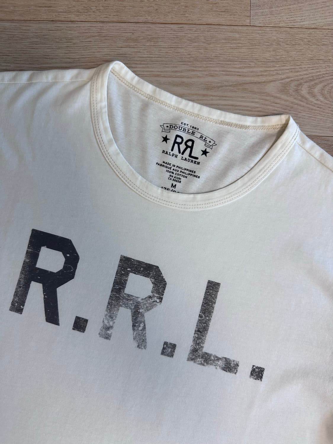 더블알엘 RRL 로고 저지 반팔 티셔츠 M 사이즈 상품이미지3