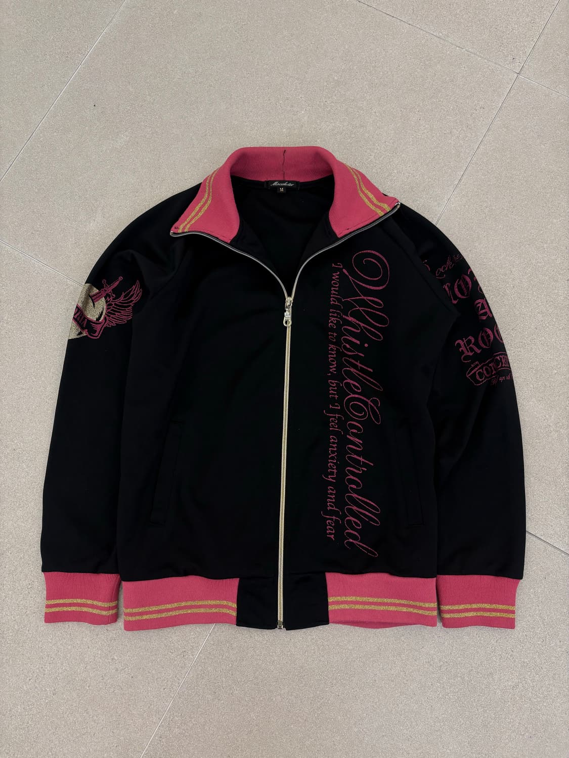 블랙 글리터 윙 져지 상품이미지2