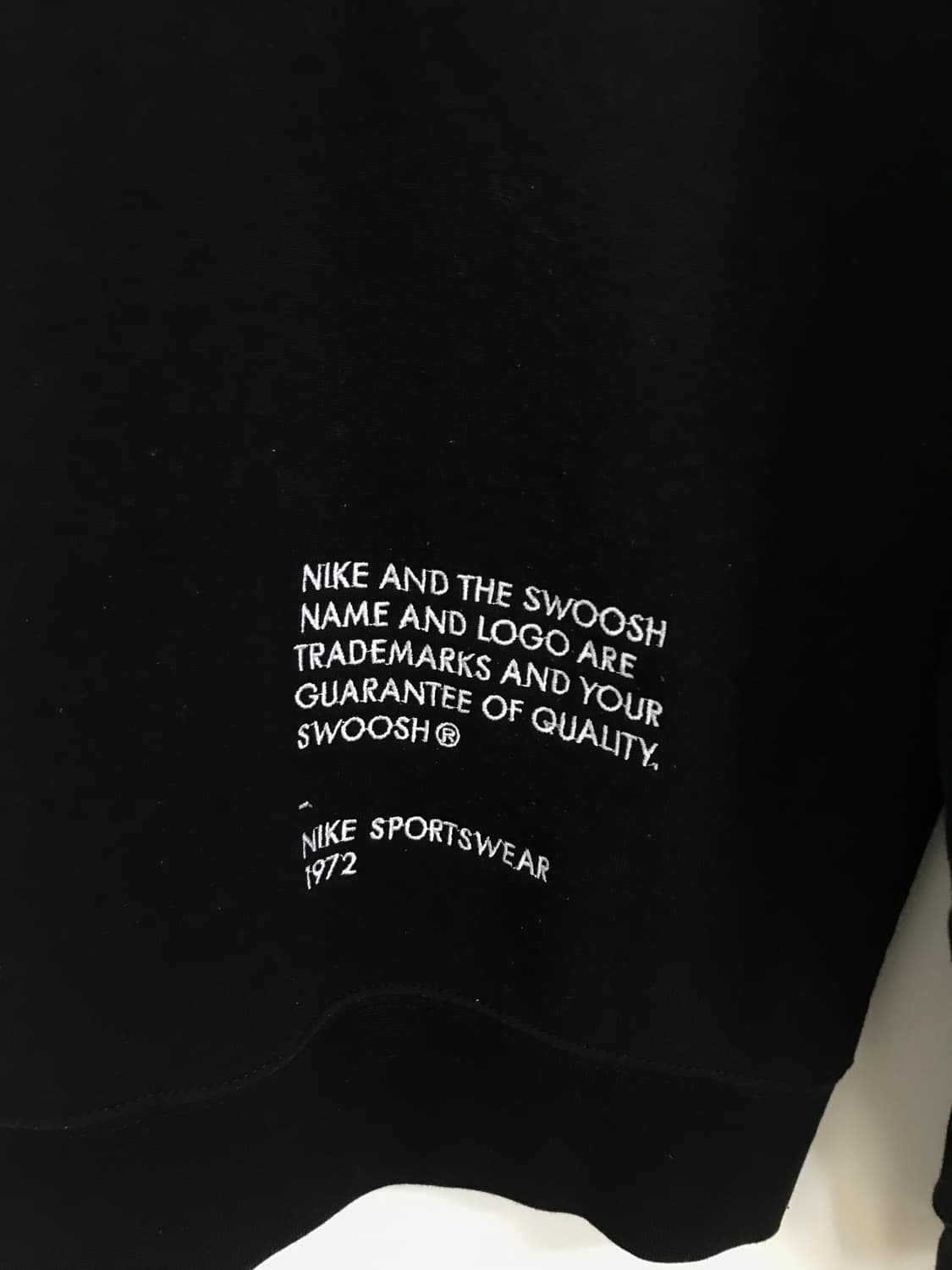 나이키 더블스우시 블랙 후드집업 상품이미지6