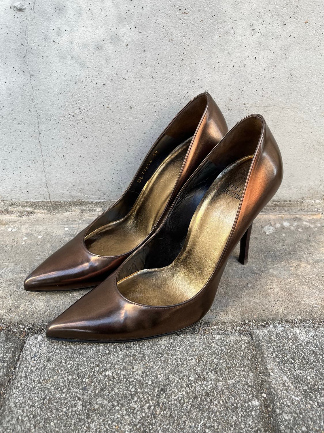 골드 브라운 하이힐 250 상품이미지4