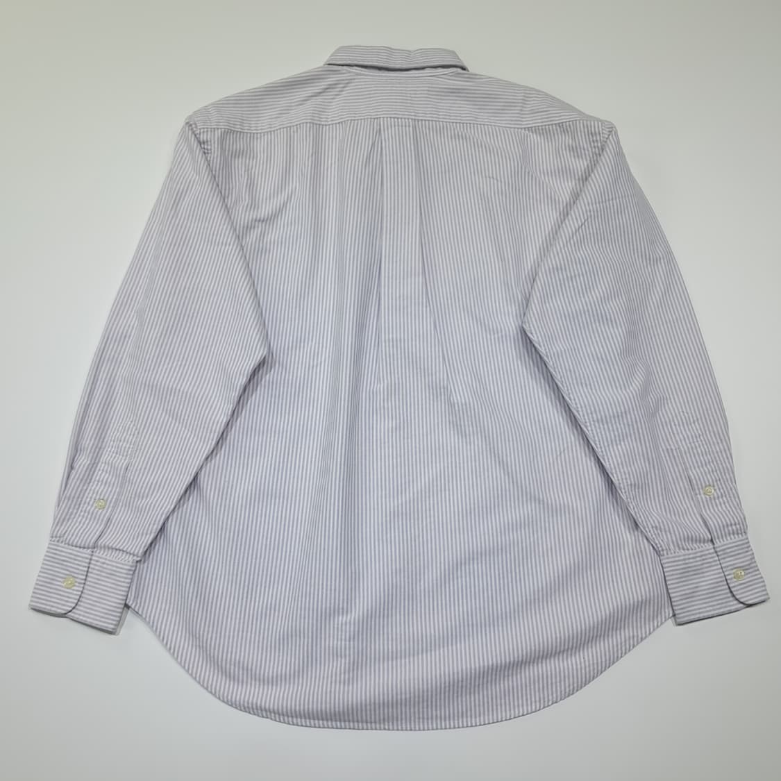 CK135 XL 폴로 90s 홍콩판 라벤더 스트라이프 오버핏 셔츠 남방 상품이미지6